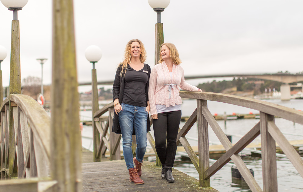 Johanna Hübinette och Jenny Lind, lärare i Stenungsunds kommun. Foto: Ingela Vågsund