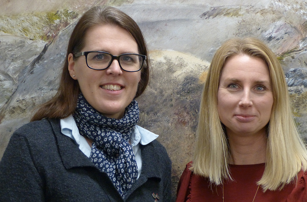 Catarina Kågström, förstelärare, och Johanna Stjernlöf, utvecklingsledare.