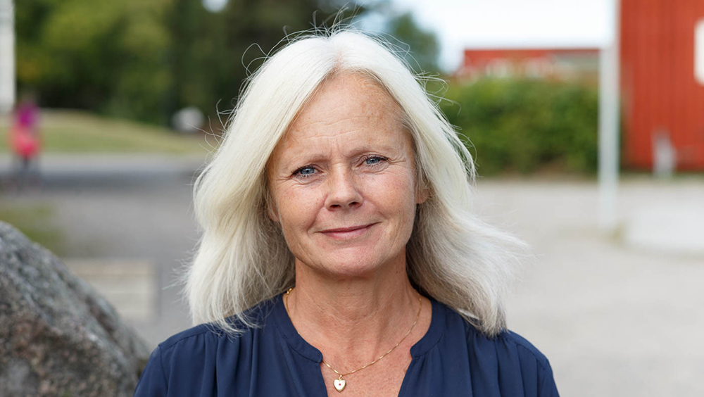 Karin Järleby, rektor på Täby Friskola.