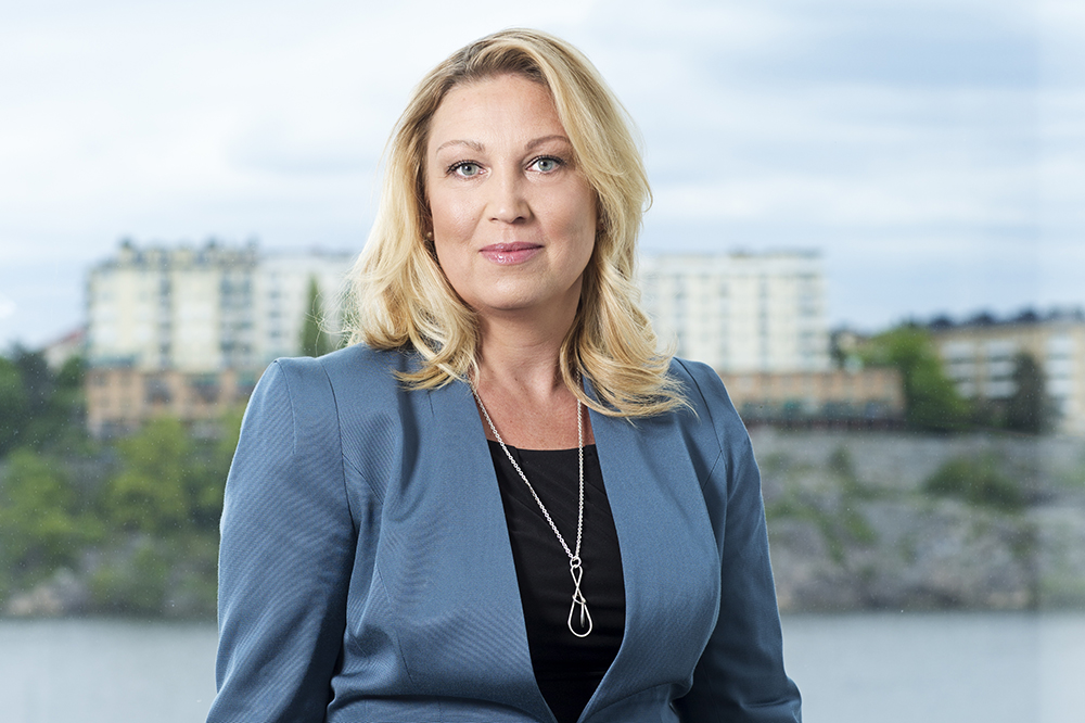 Johanna Jaara Åstrand, ordförande för Lärarförbundet. Foto: Peter Jönsson